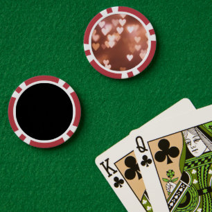 FICHAS DE PÓQUER CORAZONES DIARIOS DE PINK VALENTINE