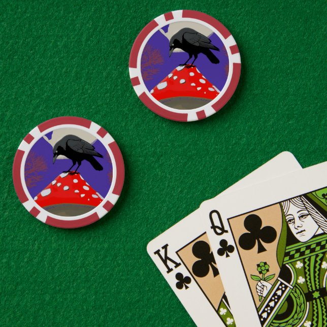 Fichas De Póquer Corbeau Mystique Gothique (Mesa de Poker (Doble))