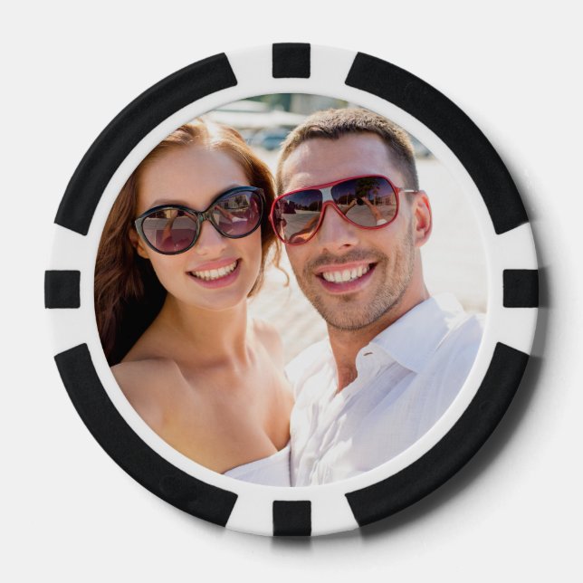 Fichas De Póquer Crea tu propia foto personalizada (Anverso)