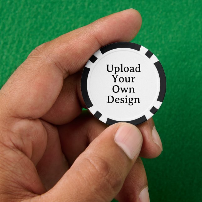 Fichas De Póquer Crea Tu Propio Simple Personalizado (Mano)