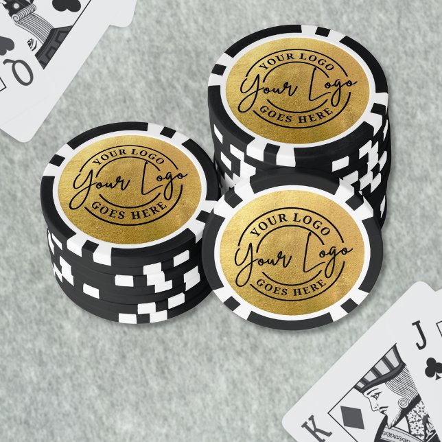 Fichas De Póquer Create Your Own Logo Gold (Create Your Own Logo Gold Poker Chips)