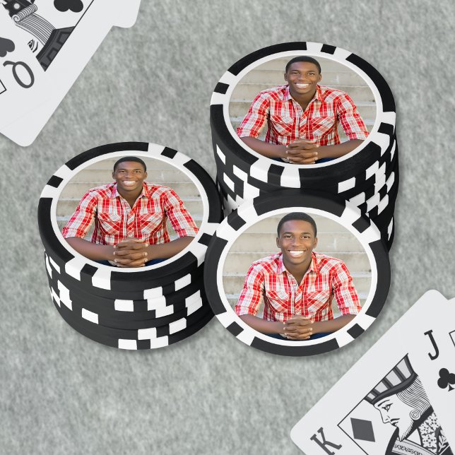 Fichas De Póquer Create Your Own Photo (Create Your Own Photo Poker Chips)