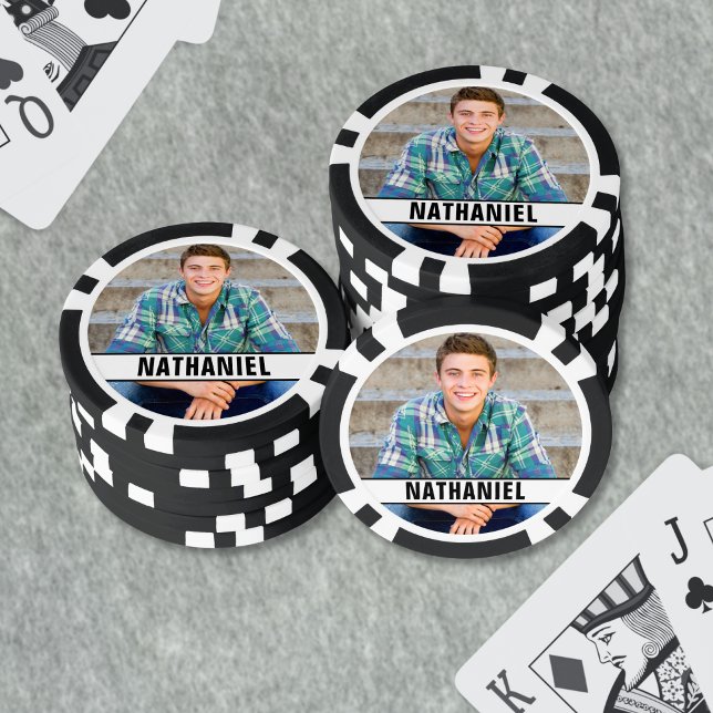 Fichas De Póquer Create your Own Photo (Create your Own Photo Poker Chips)