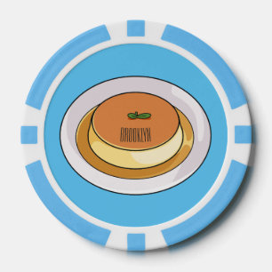 Fichas De Póquer Creme caramel personalizado ilustracion