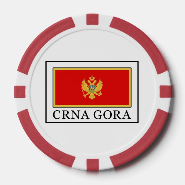 Fichas De Póquer Crna Gora (Anverso)