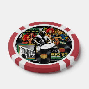 Fichas De Póquer Cultura patrimonial del Samba Vintage Río de Janei