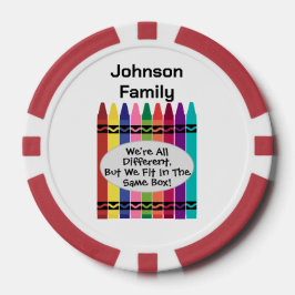 Fichas De Póquer Customizable Family Reunion Poker Chips