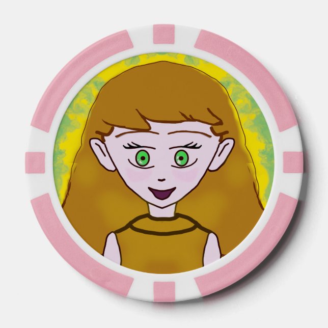 Fichas De Póquer Cute Merry (Anverso)