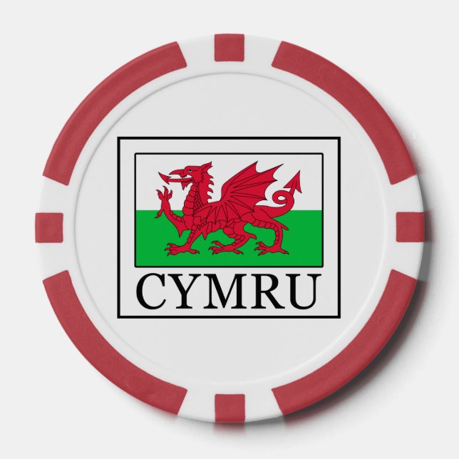 Fichas De Póquer Cymru (Anverso)