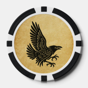 Fichas De Póquer Dancing Norse Raven
