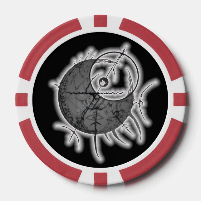 Fichas de póquer del Sello del Eldritch (Anverso)