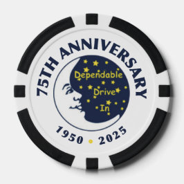 Fichas De Póquer Dependable Drive In 75th Anniversary Poker Chips
