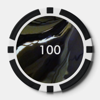FICHAS DE PÓQUER DISEÑO ACERO INOXIDABLE POR 10
