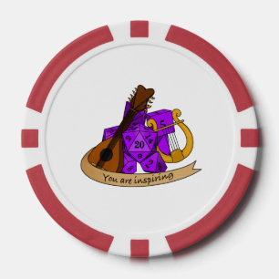 Fichas De Póquer Diseño de Bard Dice
