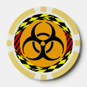 Fichas De Póquer Diseño de Biohazard por Kenneth Yoncich