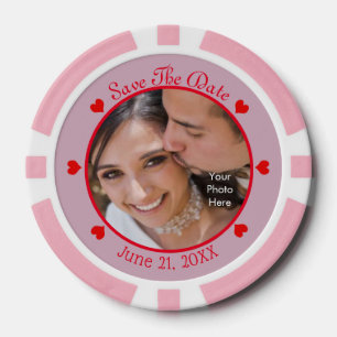 Fichas De Póquer DIY - Guardar la fecha /