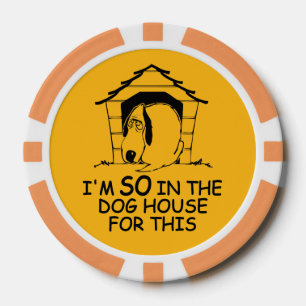 Fichas De Póquer DOG HOUSE personalizado color póker chips