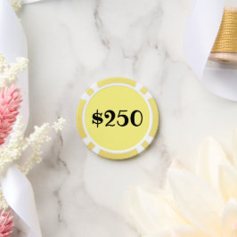 Fichas De Póquer Doscientos cincuenta dólares (logo)