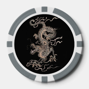 Fichas De Póquer Dragón chino