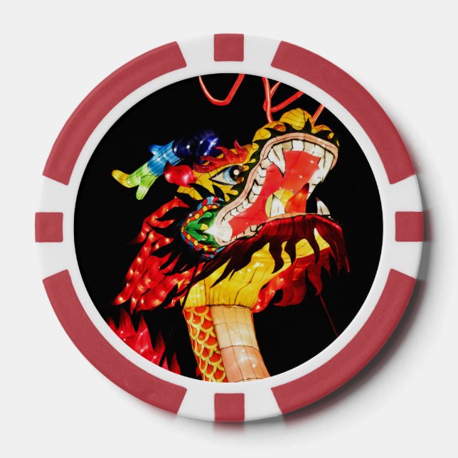 Fichas De Póquer Dragón Tianlong (Anverso)