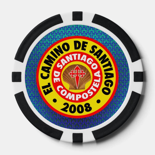 Fichas De Póquer El Camino De Santiago 2008 (Anverso)