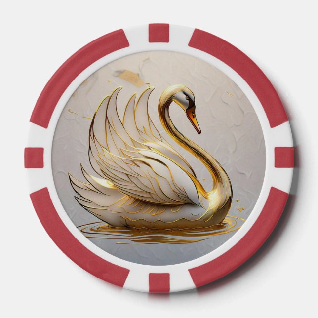 Fichas De Póquer "El escape pacífico del caos" (Anverso)