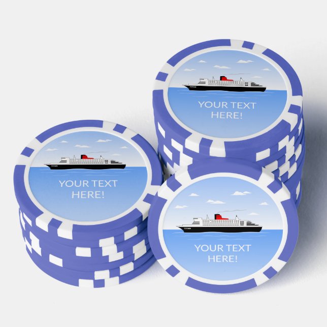 Fichas De Póquer El Gran Crucero de Vela (Pila)