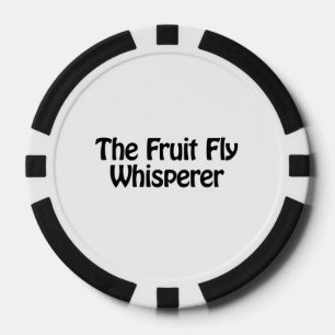 Fichas De Póquer el murmullo de la mosca de la fruta