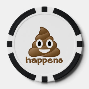 Fichas De Póquer Emoji Poop Happens