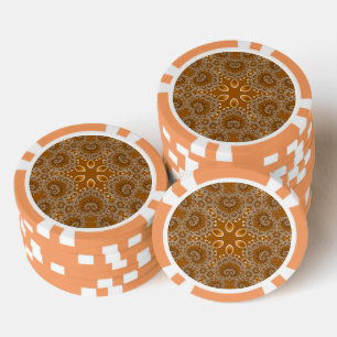 Fichas De Póquer Encaje Fractal de Caramelo