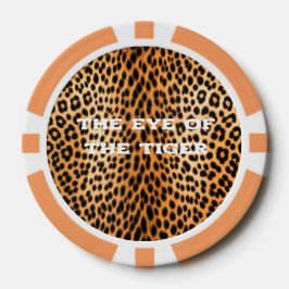 Fichas De Póquer Energía de Leopardo Salvaje – Moda Audaz de Estamp