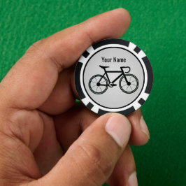 Fichas De Póquer Entusiasta de ciclismo o promoción de negocios de
