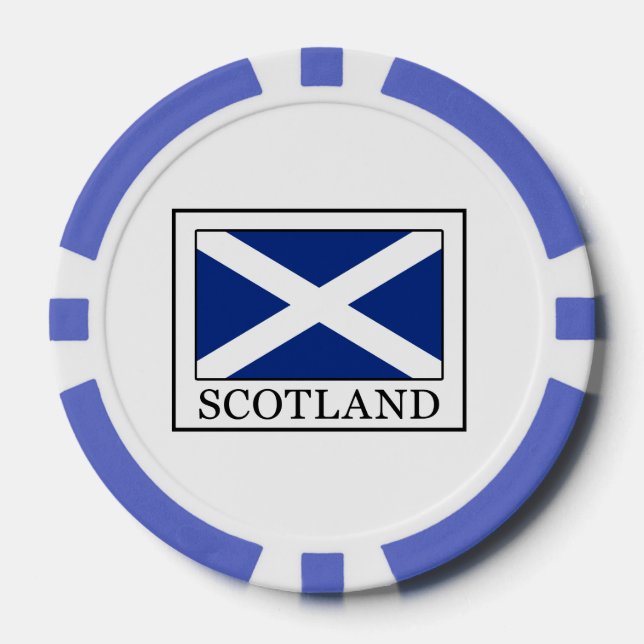 Fichas De Póquer Escocia (Anverso)