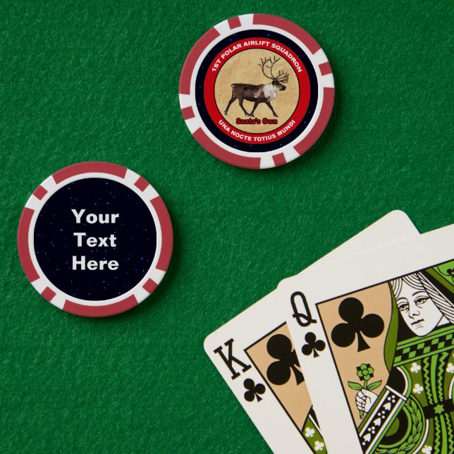 Fichas De Póquer Escuadrón de elevador de aire polar propio de Sant (Mesa de Poker (Doble))