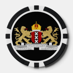 Fichas De Póquer Escudo de Amsterdam
