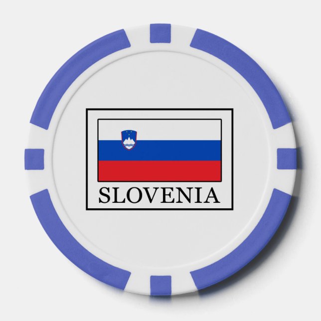 Fichas De Póquer Eslovenia (Anverso)