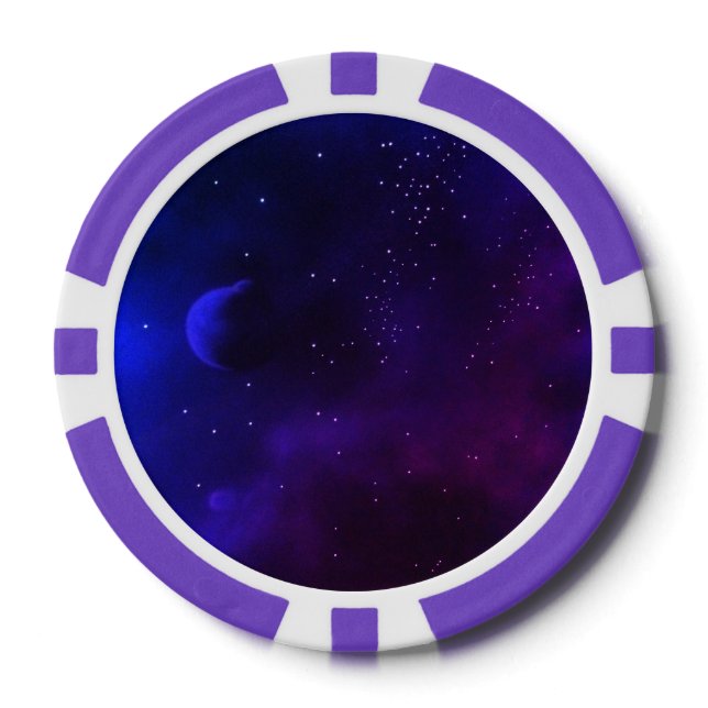 Fichas De Póquer Espacio profundo (Anverso)