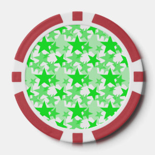 Fichas De Póquer Estrellas 3 Verdes