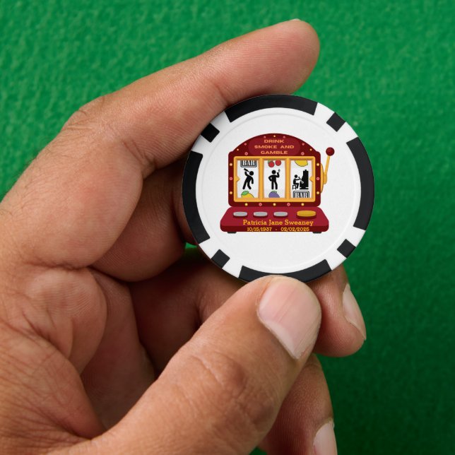 Fichas De Póquer Familia Sweaney Tomamos Chip de Smoke & Gamble Pok (Mano)
