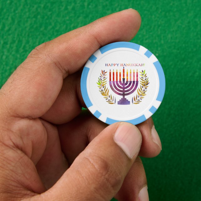 Fichas De Póquer Feliz Hanukkah Poker Chips (Mano)