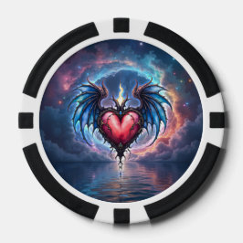 Fichas De Póquer Flamebound Heart of the Moon – Gothic Cosmic Love 