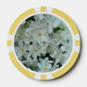 Fichas De Póquer Flores blancas de arcissus paperblancas