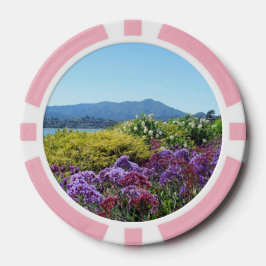 Fichas De Póquer Flores Púrpura Mt Tamalpais