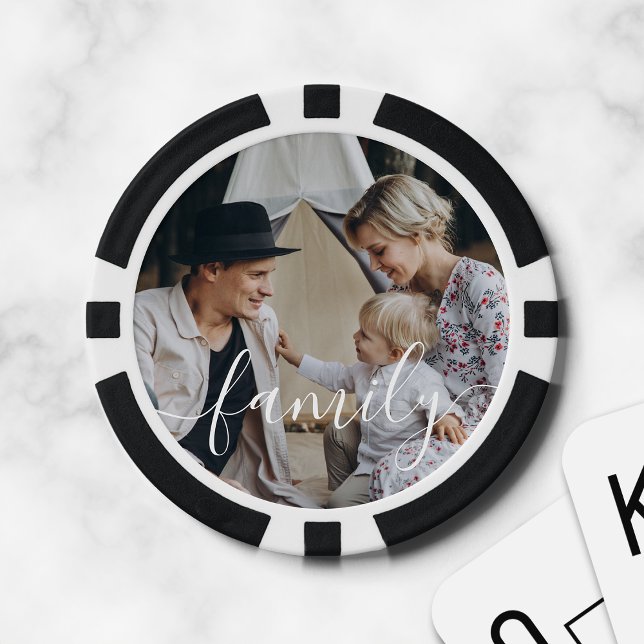 Fichas De Póquer Foto de la familia del personalizado (Subido por el creador)