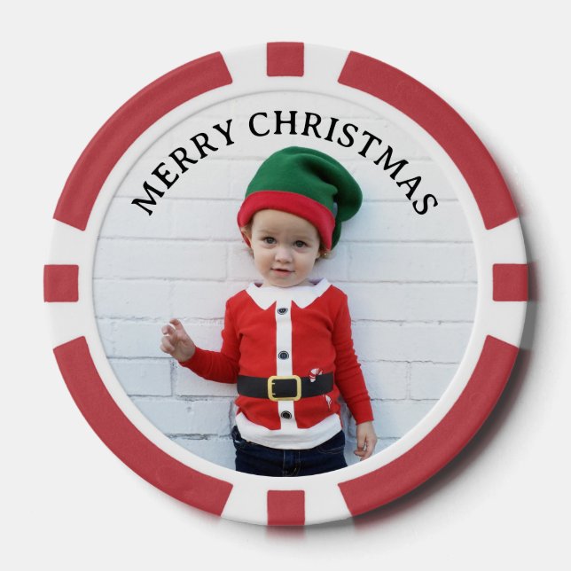 Fichas De Póquer Foto de vacaciones (Anverso)