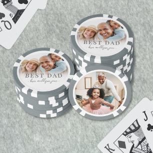 Fichas De Póquer Fotos de la familia Best Dad