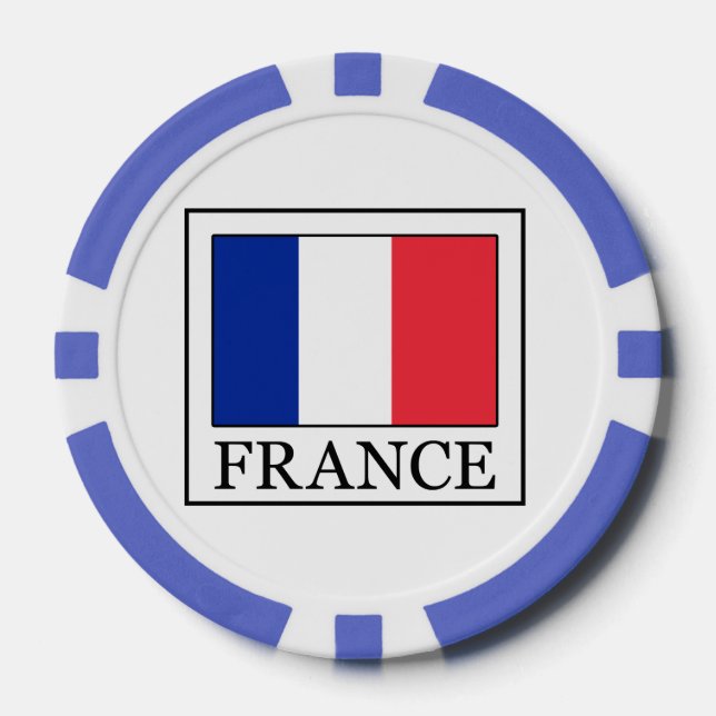 Fichas De Póquer Francia (Anverso)