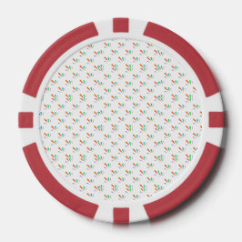 Fichas De Póquer Front and back view of a poker chip 