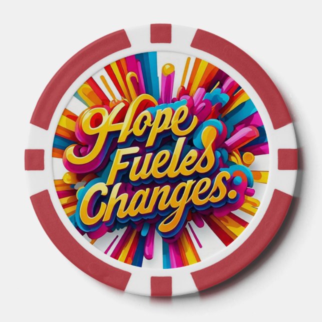 Fichas De Póquer "Fuerza interior desatada" (Anverso)