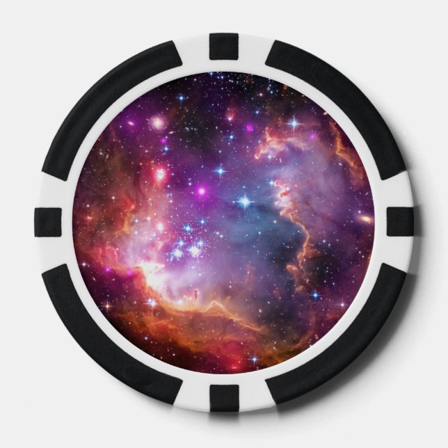 Fichas De Póquer Galaxia Angélica Caída (Anverso)